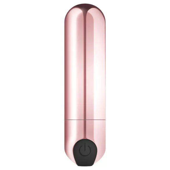 Rosy Gold Bullet - bežični, mini štapićasti vibrator (roze-zlatna)