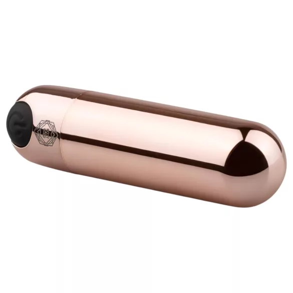 Rosy Gold Bullet - bežični, mini štapićasti vibrator (roze-zlatna)