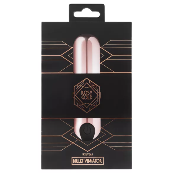 Rosy Gold Bullet - bežični, mini štapićasti vibrator (roze-zlatna)