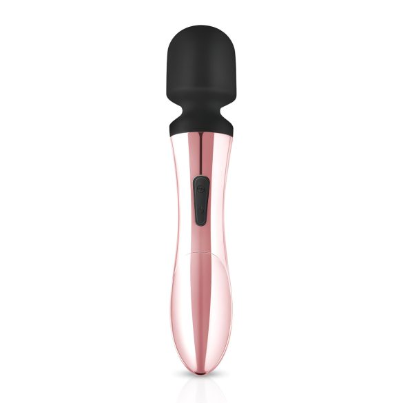 Rosy Gold Zakrivljeni Wand - punjivi masažer (roze zlato)