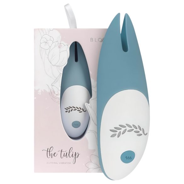 Bloom Tulip - punjivi silikonski vibrator za klitoris (tirkiz)