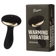Teazers - analni vibrator sa grejanjem (crni)