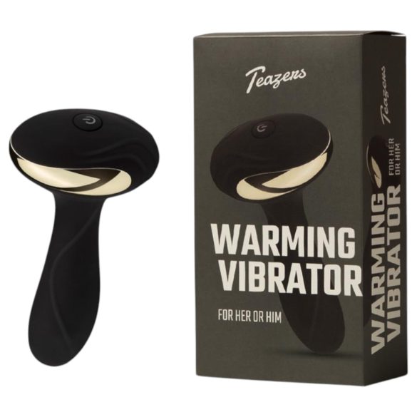Teazers - analni vibrator sa grejanjem (crni)