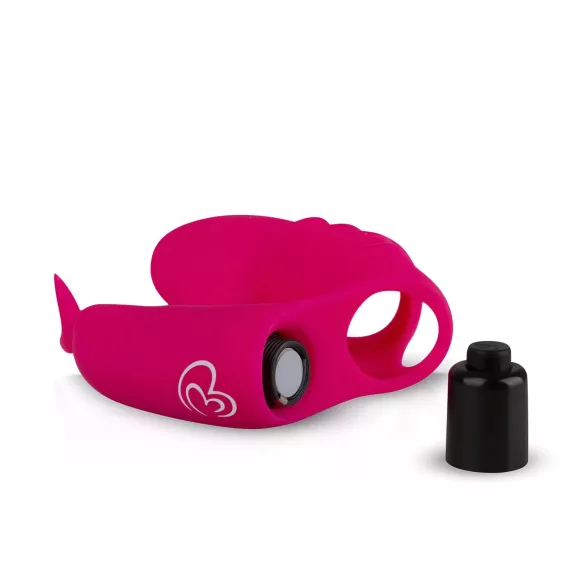 Easytoys Finger - 2u1 prstenasti vibrator (roze)