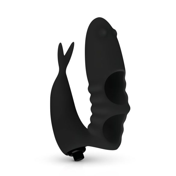 Easytoys Finger - 2u1 prstni vibrator (crni)