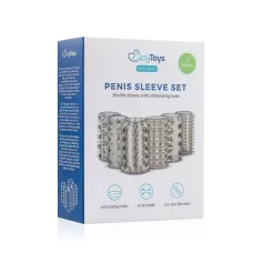 Easytoys Set od Penis Navlaka - siva (6 komada)