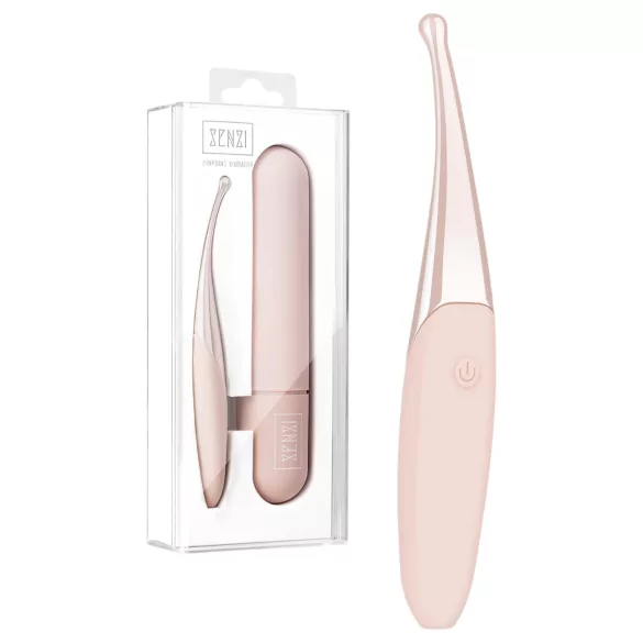 Senzi - punjivi, vodootporni vibrator za klitoris (pink)