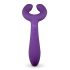 Easytoys Couple - Punjivi, vodootporni vibrator za parove (ljubičasti)