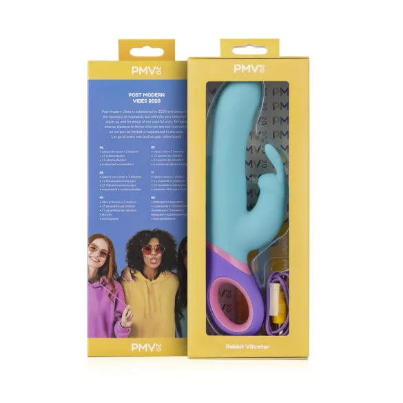 PMV20 Meta Zec - rotacioni vibrator sa stimulatorom klitorisa (menta)