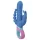 PMV20 Vice Double - Rotirajući trostruki vibrator (plavi)