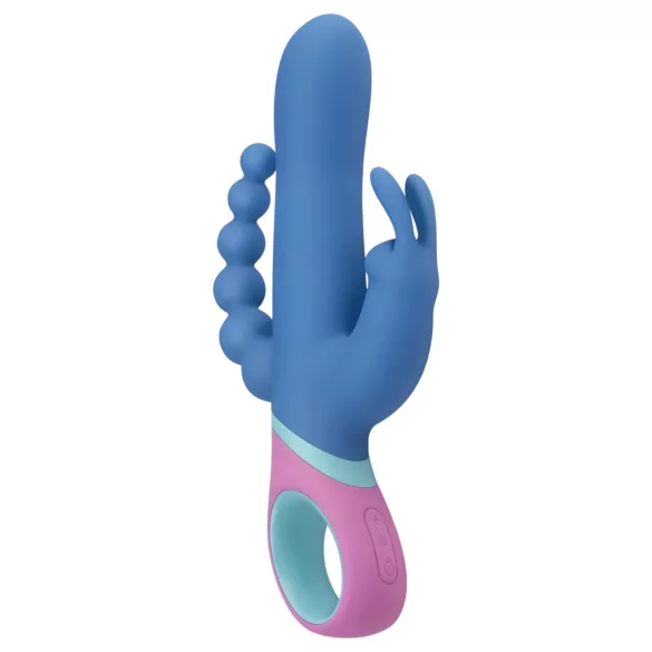 PMV20 Vice Double - Rotirajući trostruki vibrator (plavi)