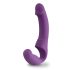 Easytoys - punjivi strap-on vibrator bez kaiševa (ljubičasti)