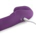 Easytoys - punjivi strap-on vibrator bez kaiševa (ljubičasti)