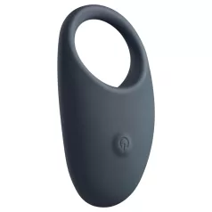   Boners - punjivi, vodootporni vibrirajući prsten za penis (siva)