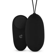   Easytoys - Punjivo, vodootporno vibraciono jaje sa daljinskim upravljačem (crno)