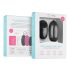 Easytoys - Punjivo, vodootporno vibraciono jaje sa daljinskim upravljačem (crno)