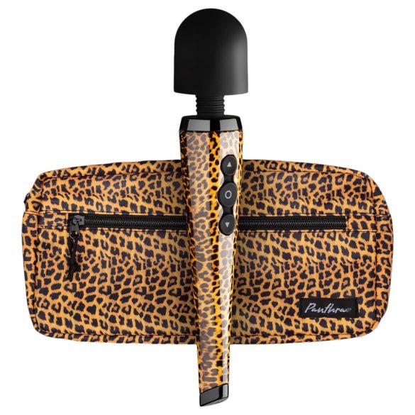 Panthra Shaka Wand - punjivi masažer vibrator (leopard-crni)