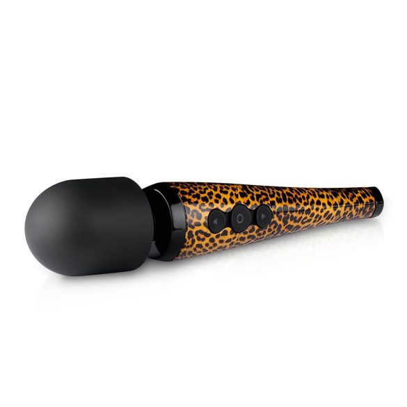 Panthra Shaka Wand - punjivi masažer vibrator (leopard-crni)