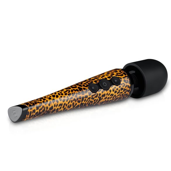 Panthra Shaka Wand - punjivi masažer vibrator (leopard-crni)