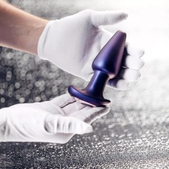 Hueman Meteoroid - радио ротациони анални вибратор са перлама (љубичасти)