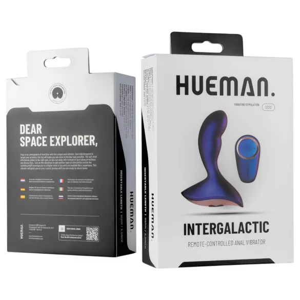 Hueman Intergalaktički - analni vibrator (ljubičasti)