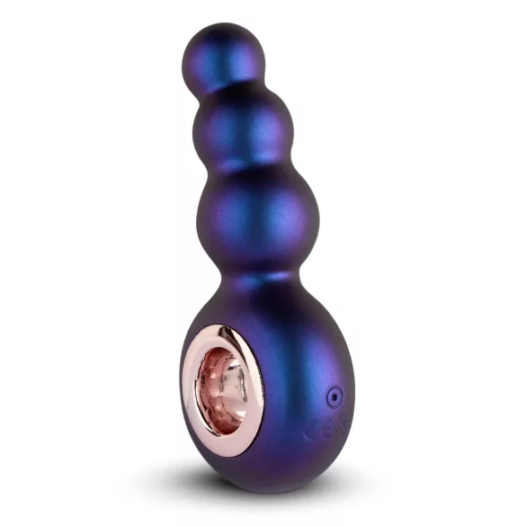 Hueman Svemirski - bežični, biserni analni vibrator (ljubičasti)