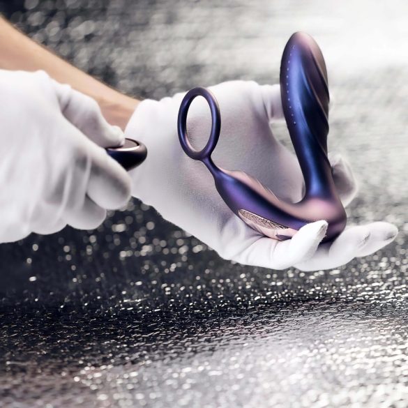 Hueman Black Hole - Rado Vibrator sa Prstenom za Penis (ljubičasta)