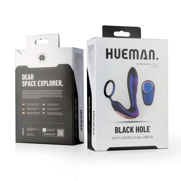 Hueman Black Hole - Rado Vibrator sa Prstenom za Penis (ljubičasta)