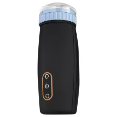 CRUIZR CM05 - punjivi dvojni stimulator (crno-plavi)