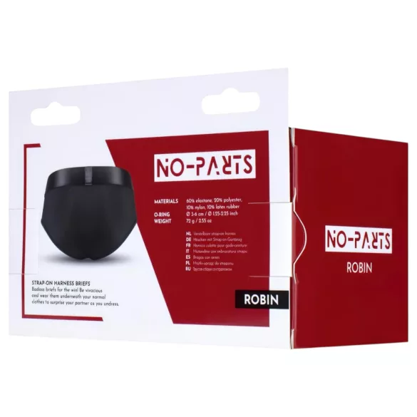 No-Parts Robin - crne podesive gaćice - S