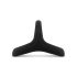 Easytoys Desire Prsten - fleksibilni prsten za penis i testise (crni)