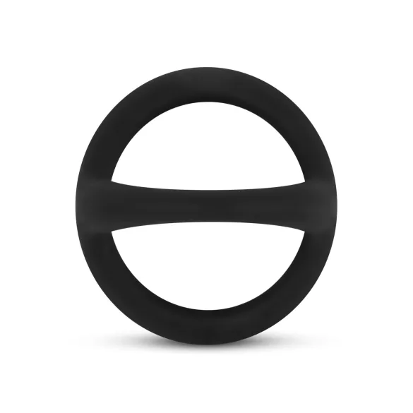Easytoys Desire Prsten - fleksibilni prsten za penis i testise (crni)