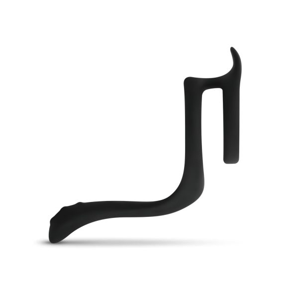 Prsten za užitak Easytoys - elastični prsten za penis i testise (crni)