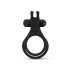 Easytoys Share Ring - vibrirajući prsten za penis i testise (crni)