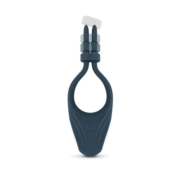 Boners - podesivi vibracijski prsten za penis (plava)