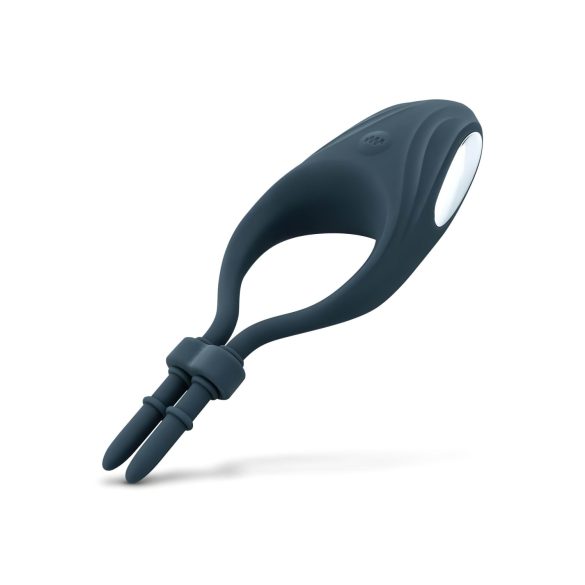 Boners - podesivi vibracijski prsten za penis (plava)