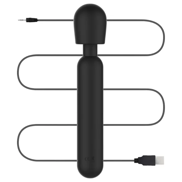 BLAQ - digitalni masažer vibrator (crni)