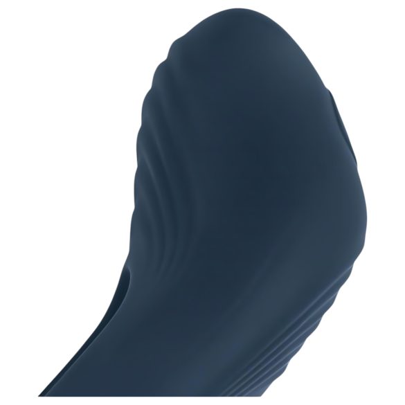 Boners - punjivi vibrirajući prsten za penis (siva)