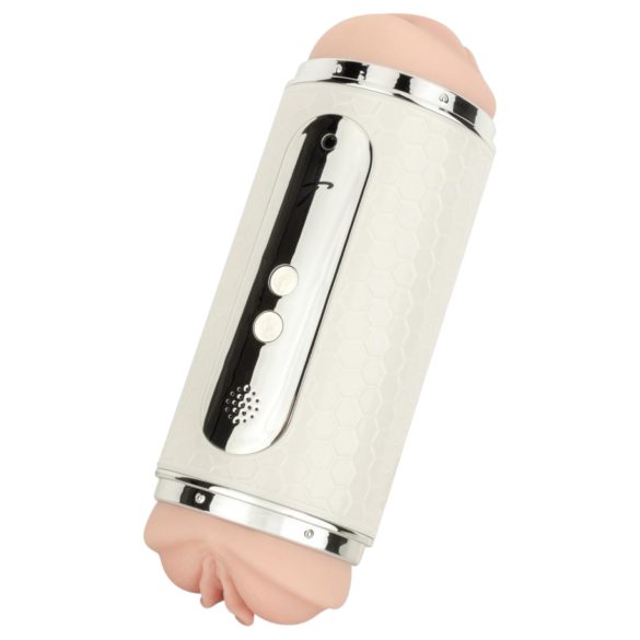 Teazers - glasovno kontrolisani oralni i vaginalni masturbator (bela)