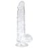 EasyToys - dildo sa testisima - 13,5cm (providan)