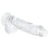 EasyToys - dildo sa testisima - 13,5cm (providan)