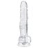 EasyToys - dildo sa testisima - 17cm (providan)