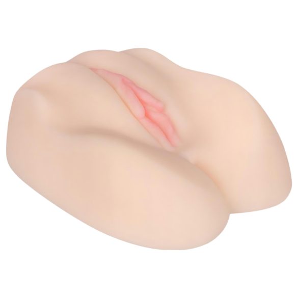 FWB - Ellen Rogers veštačka vagina i zadnjica sa vibratorom (prirodna boja)