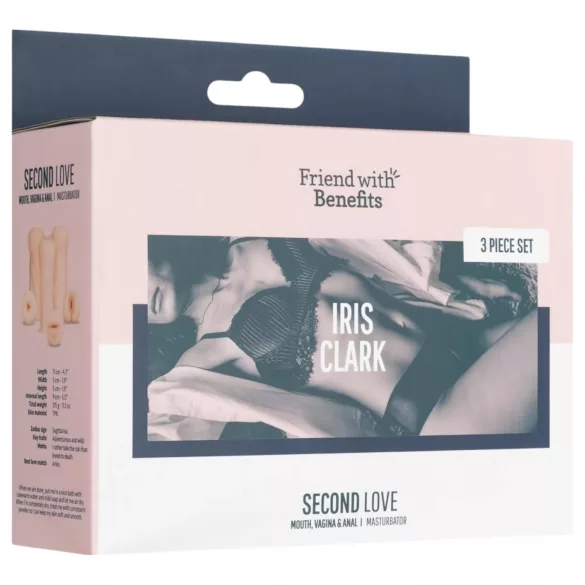 FWB - Iris Clark realistični set masturbatora (natur)