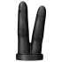 BUTTR Victory - dvostruki prstni analni dildo (crni)