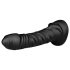 BUTTR Black Hawk - realistični analni dildo (crni)