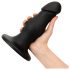 BUTTR FIM-92 - crni analni dildo sa vakuumskim postoljem
