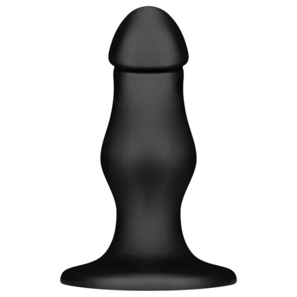 BUTTR FIM-92 - crni analni dildo sa vakuumskim postoljem