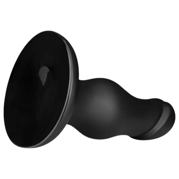 BUTTR FIM-92 - crni analni dildo sa vakuumskim postoljem