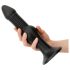 BUTTR Eksplozivna Glava - analni dildo (crni)